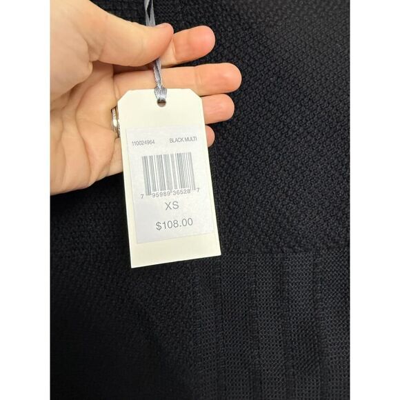 GEORGIE Mixed Stitch Ruffle Pullover Sweater NWT Sz. XS - Picture 6 of 9